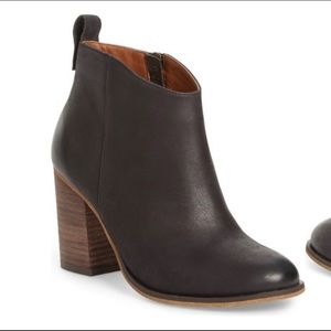 BP Black Leather Bootie